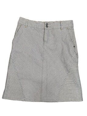 Anthropologie Pilcro & The Letterpress Striped A-Line Denim Pencil Skirt 26